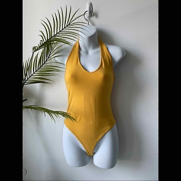 ☀️HOST  PICK ☀️ Forever 21 Yellow Bodysuit Small - Picture 4 of 8